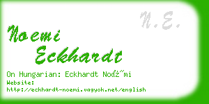 noemi eckhardt business card